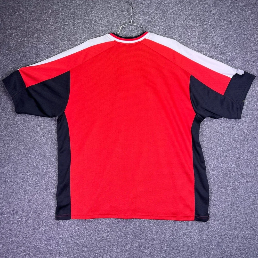 Majestic Cincinnati Reds Jersey Mens 2XL Red Colorblock Mr Redlegs MLB Pullover‎